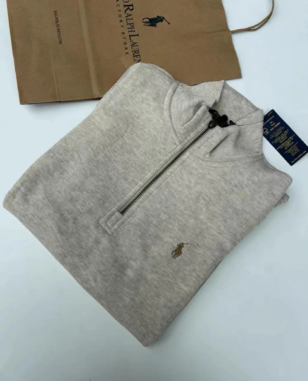 Polo Ralph Lauren Half-Zip Pullover Navy Sweater - 45