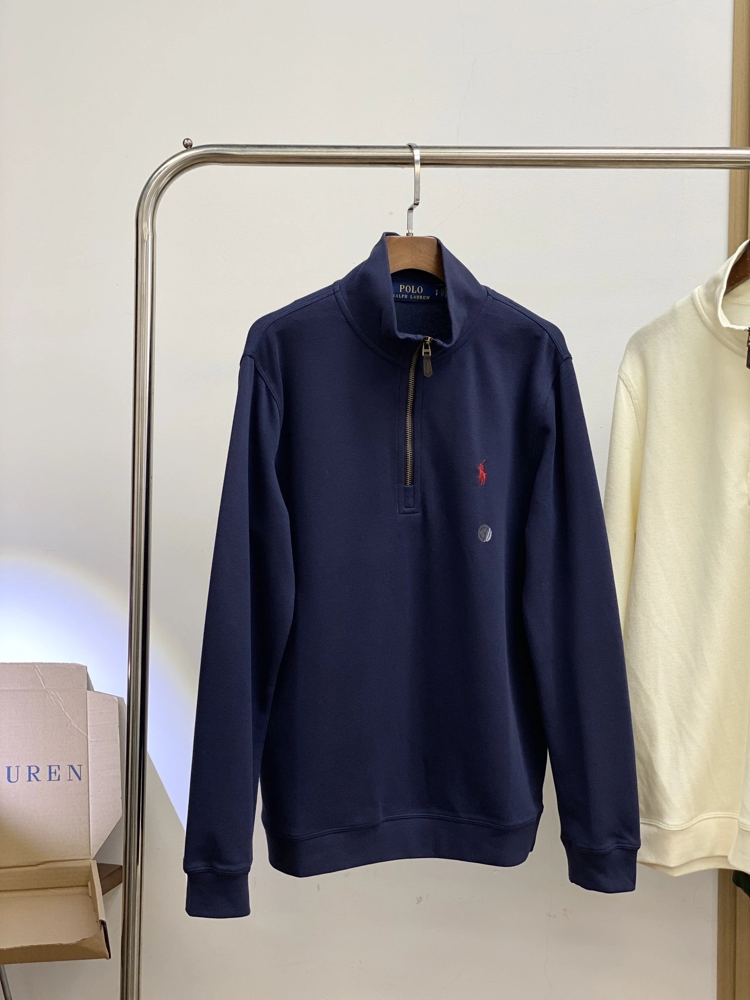Polo Ralph Lauren Half-Zip Pullover Navy Sweater - 22