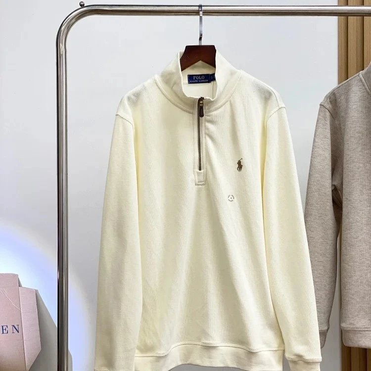 Ralph Lauren Classic Velvet Pony Logo Half Zip Sweatshirt photo 7