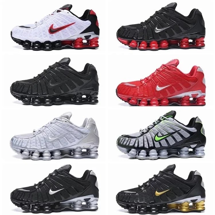 Nike Shox R4 Black Silver Sneakers - 3