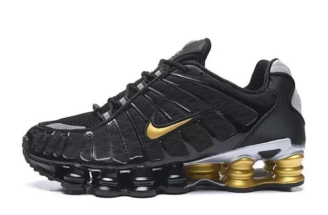 Nike Shox R4 Black Silver Sneakers - 42