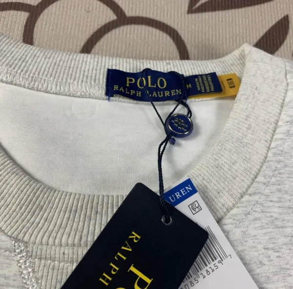 Ralph Lauren Polo Small Pony Crewneck Sweater White - 10