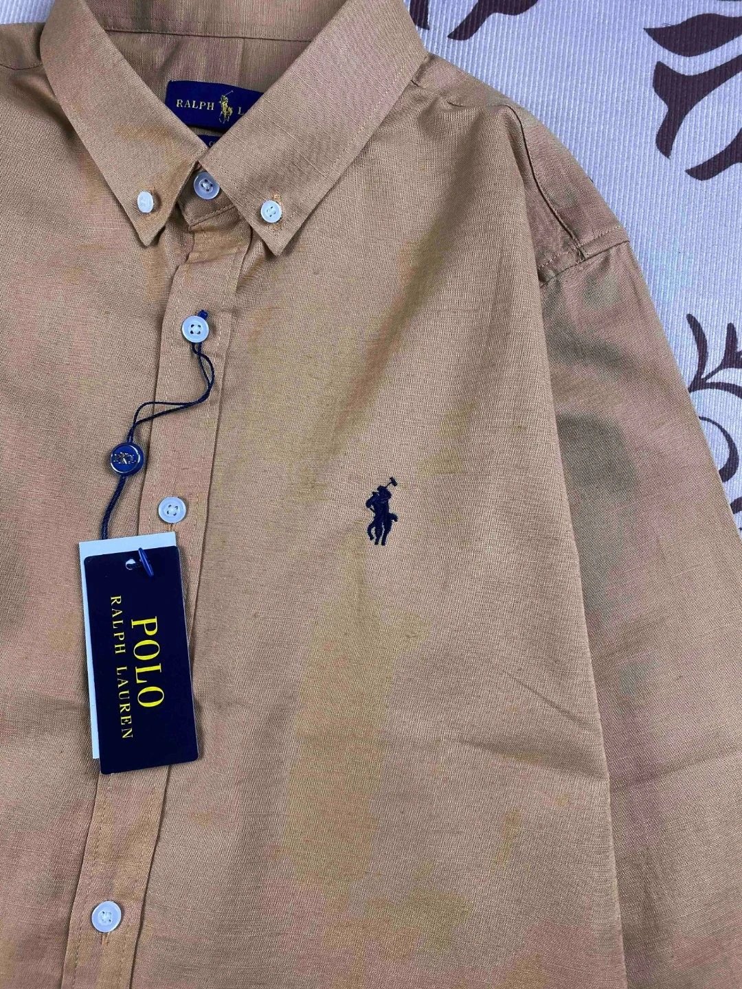 Polo Ralph Lauren Striped Linen Shirt White - 29