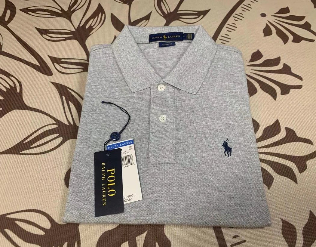 Ralph Lauren Classic Fit Gray Polo Shirt