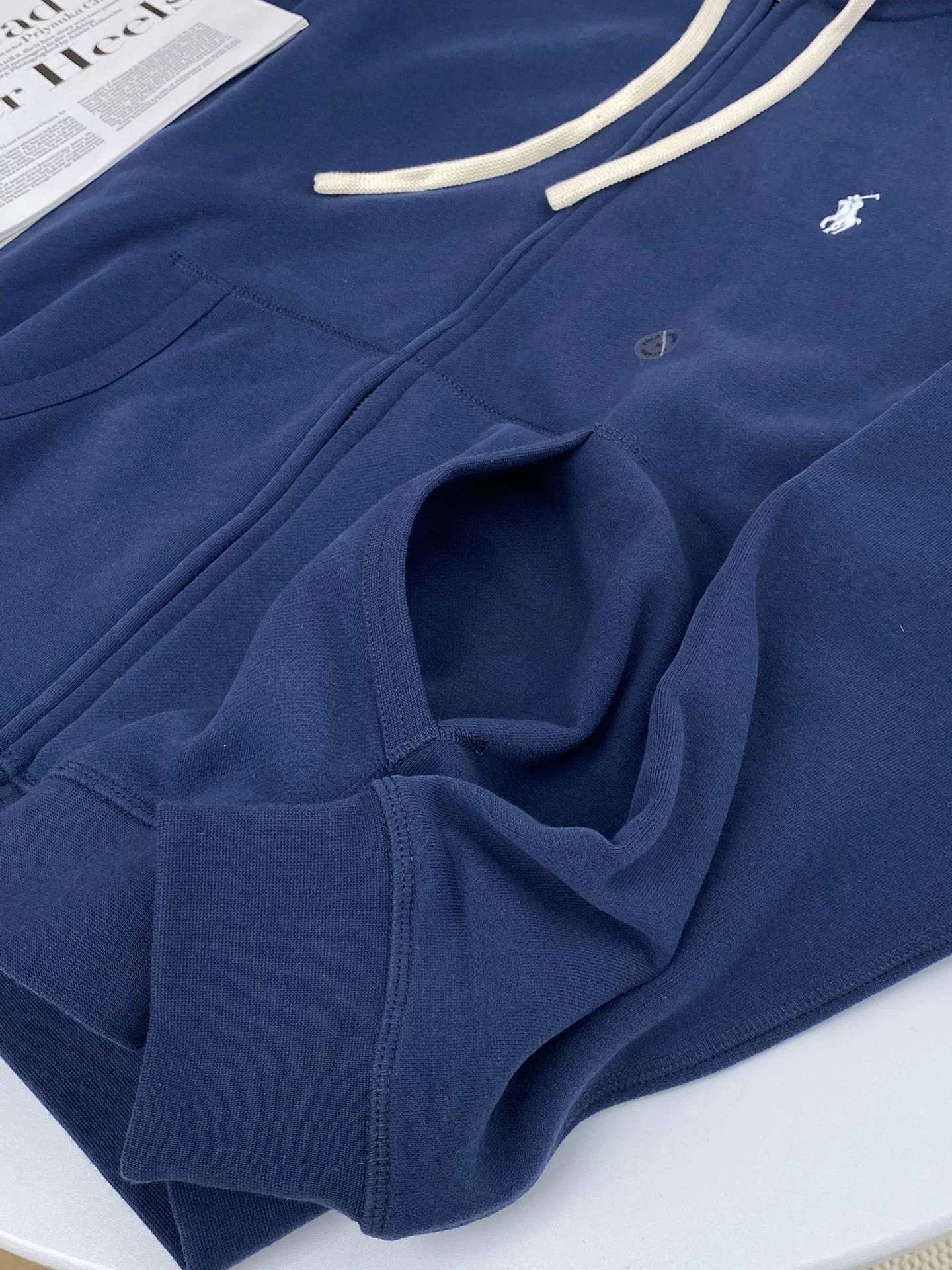Polo Ralph Lauren Classic Fit Full-Zip Hoodie Navy Blue - 26