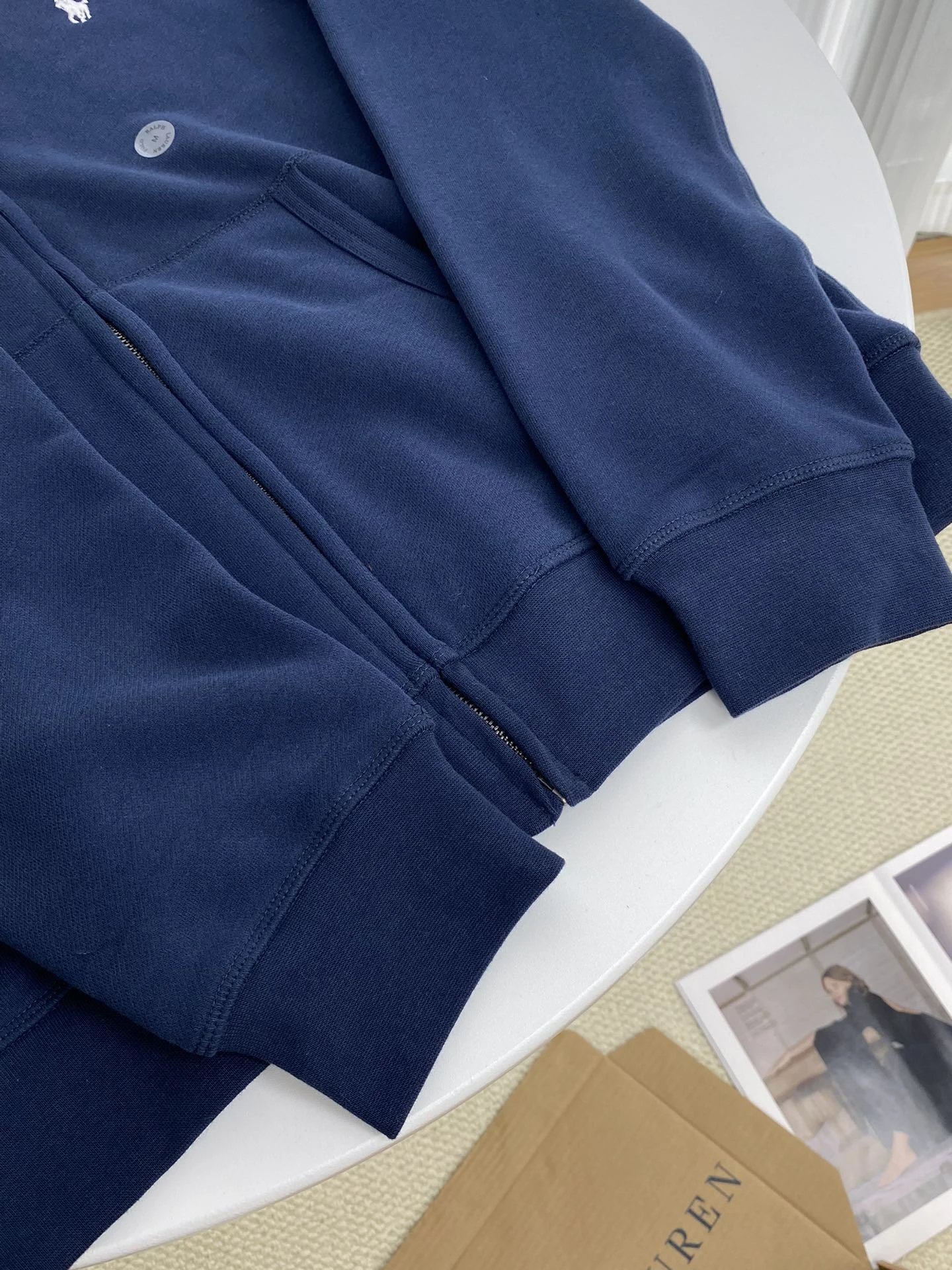 Polo Ralph Lauren Classic Fit Full-Zip Hoodie Navy Blue - 27