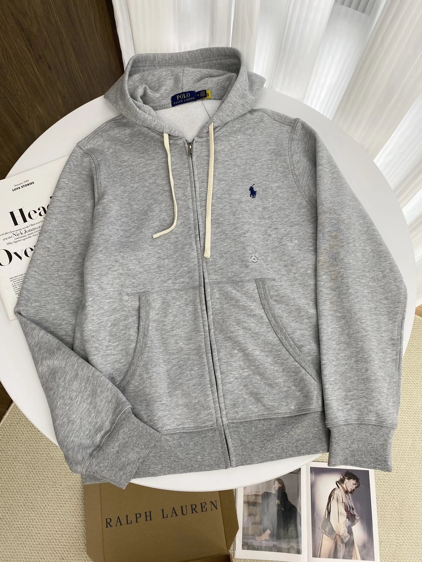 Polo Ralph Lauren Classic Fit Full-Zip Hoodie Navy Blue - 30