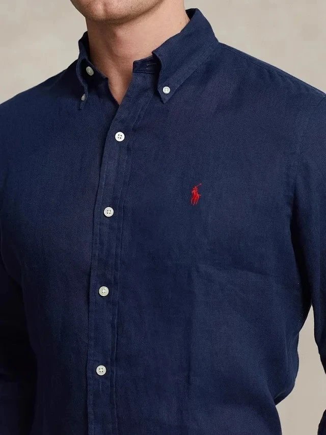 Polo Ralph Lauren Striped Linen Shirt White - 65