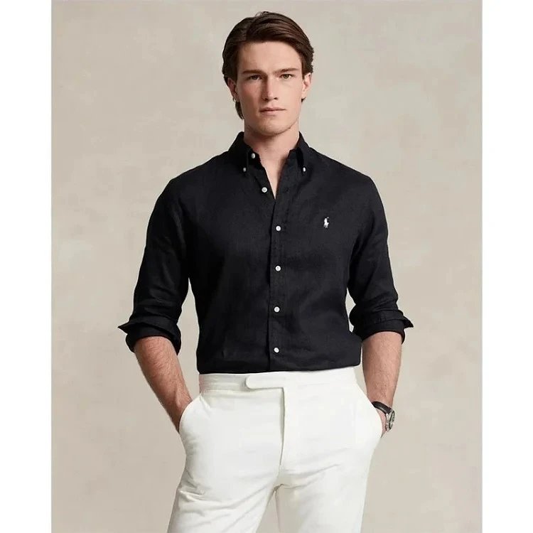 Classic linen shirts for men and women.