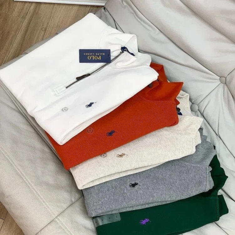 Polo Ralph Lauren Half-Zip Pullover Navy Sweater - 15