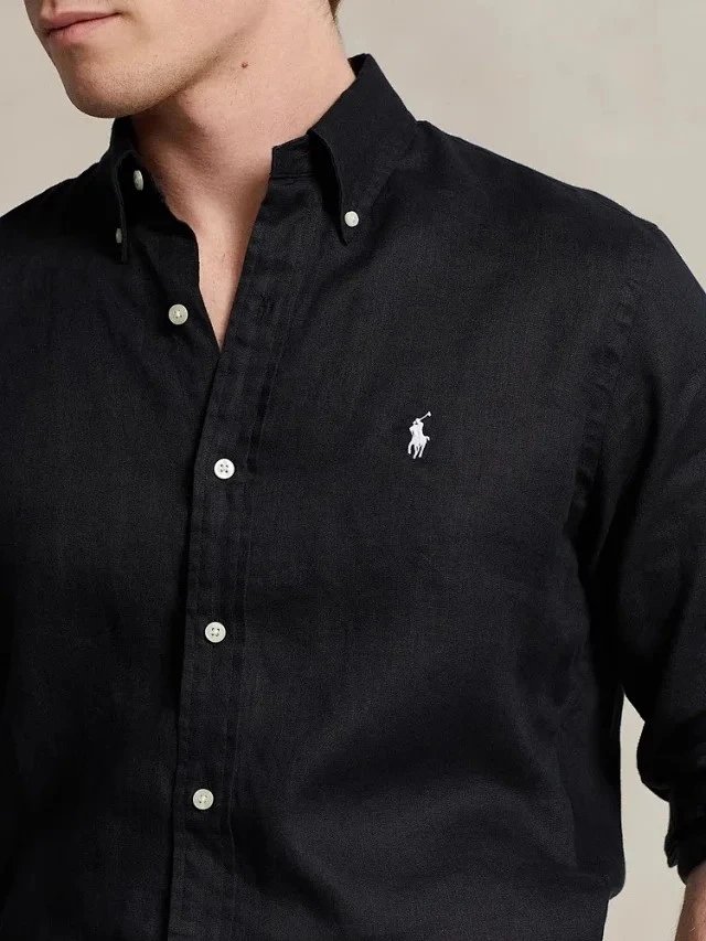 Polo Ralph Lauren Striped Linen Shirt White - 60