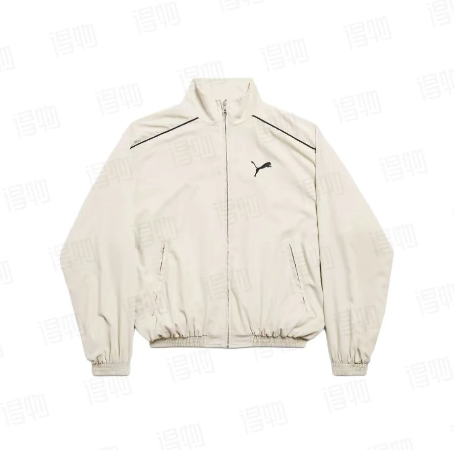 Balenciaga joint cream sports jacket loose fit produced by Keda Duck