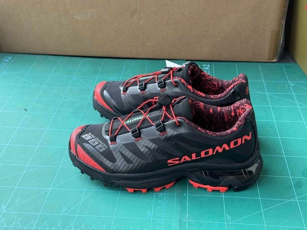Salomon Speedcross 5 Black Red Trail Running Shoes