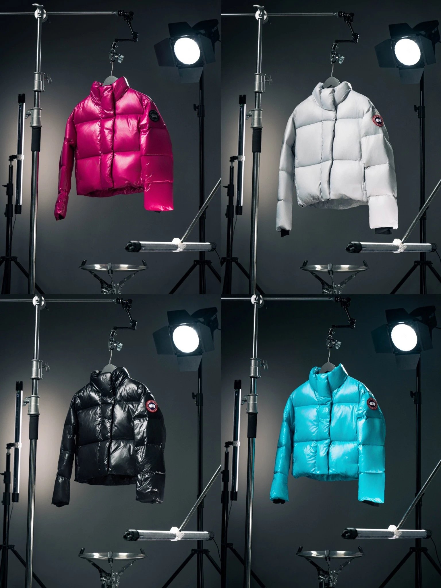 Canada Goose Down Jackets Short glossy puffer jacket image 1
