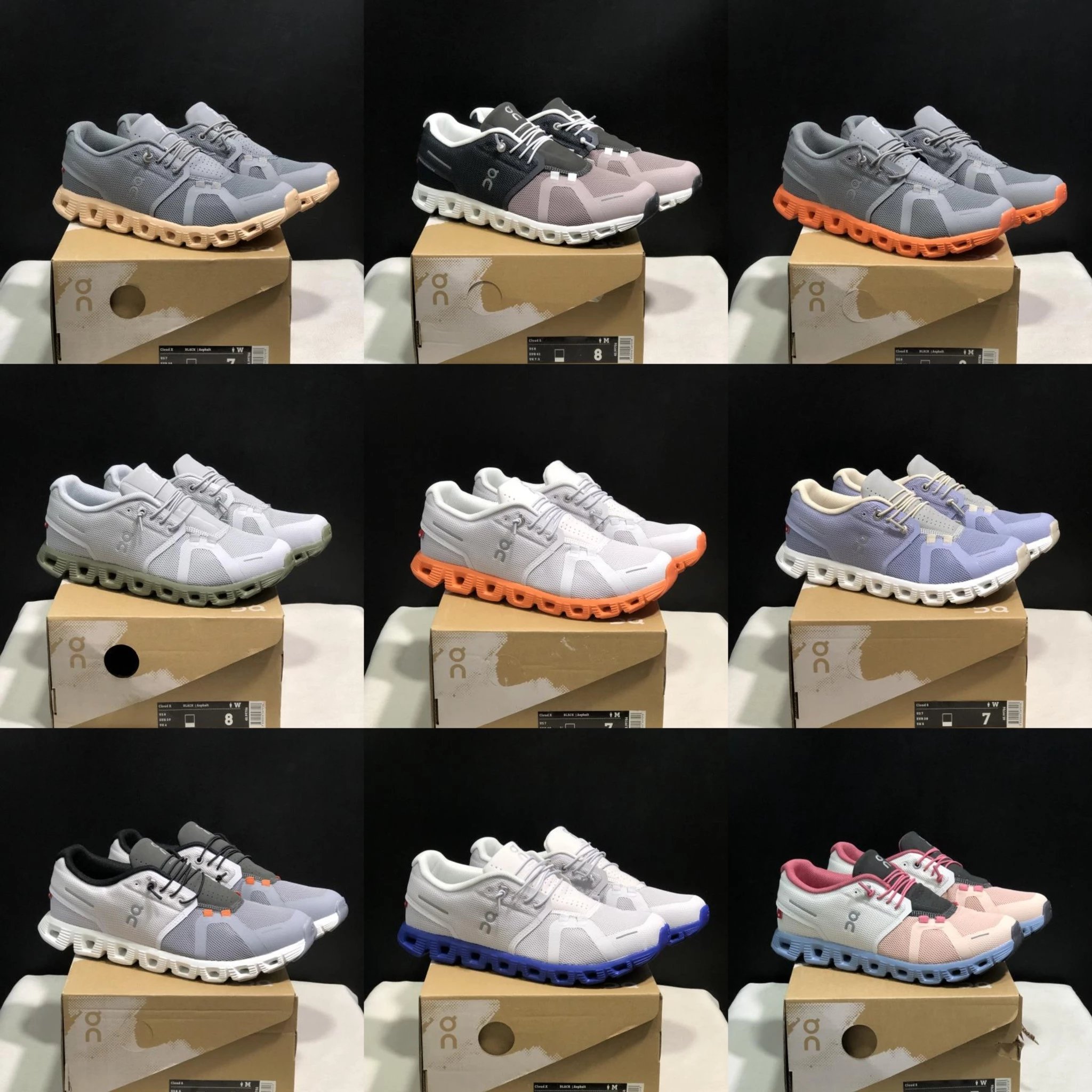 昂跑 Cloud 5 Fuse 轻量舒适缓震透气运动休闲鞋 