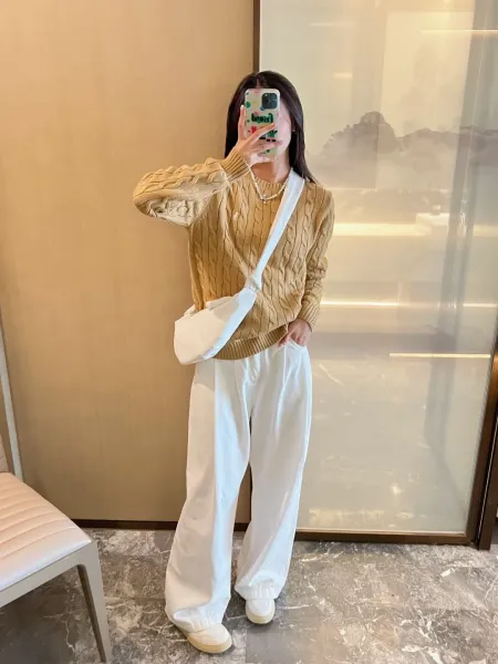 Ralph Lauren Cable Knit Sweater Ivory - 22