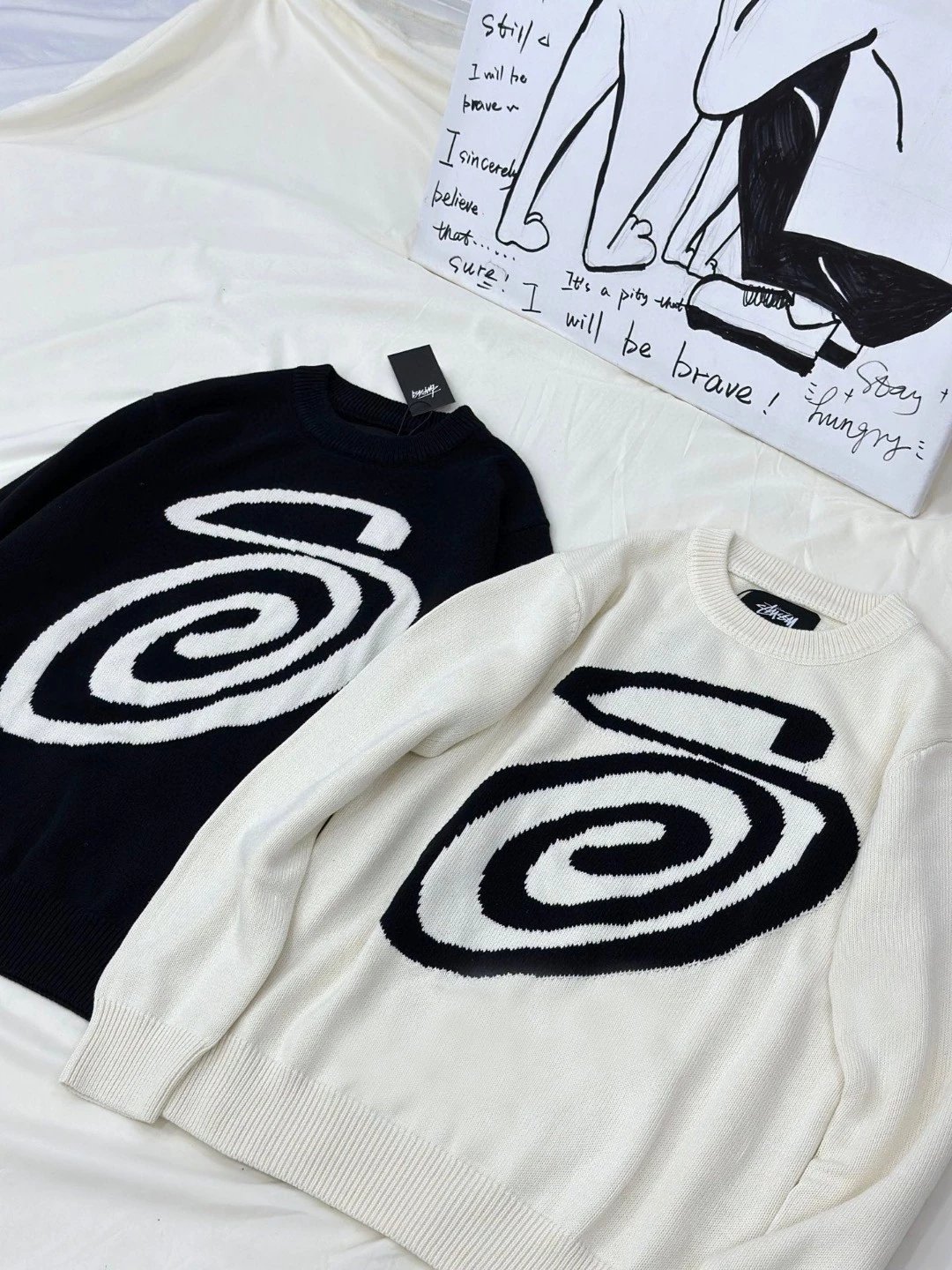 Stussy S Letter Double-Sided Jacquard Knit Sweater photo 7