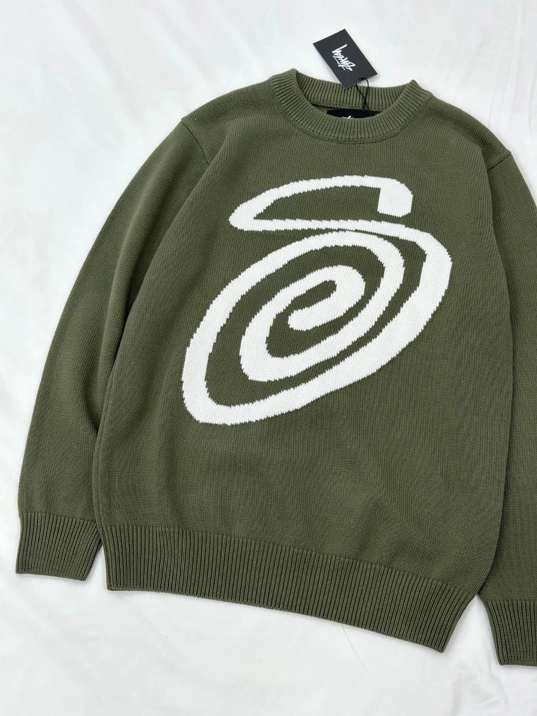 Stussy S Letter Double-Sided Jacquard Knit Sweater photo 6