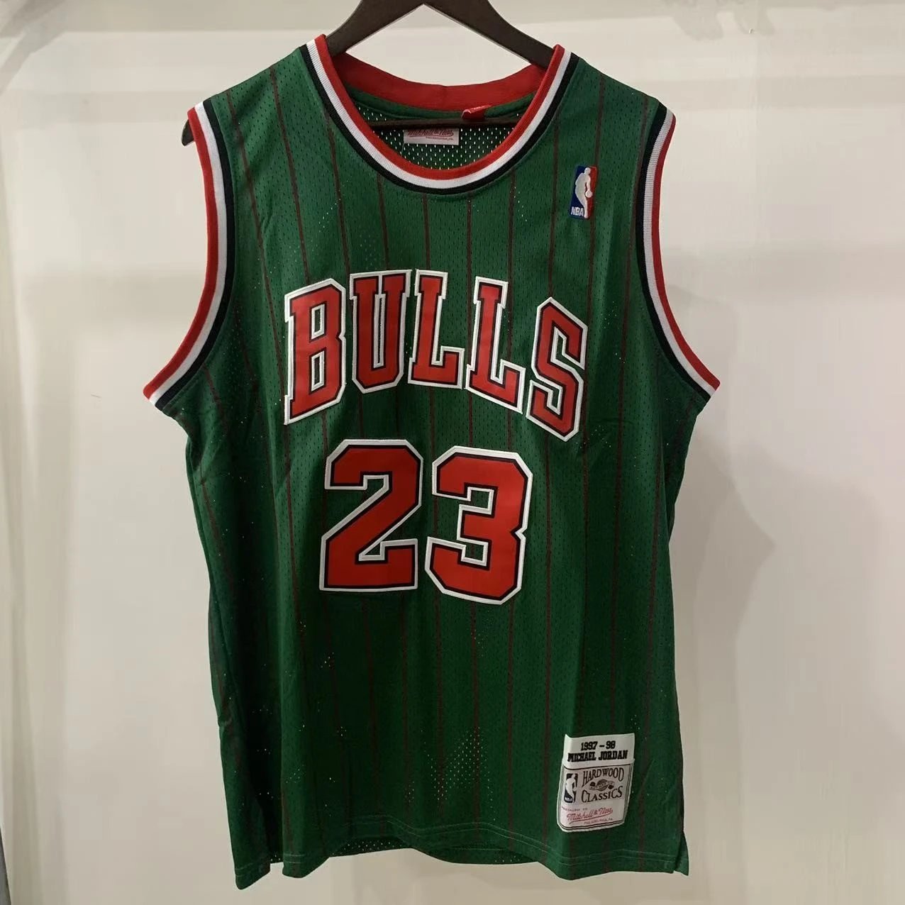 Jordan Green Red Stripe
