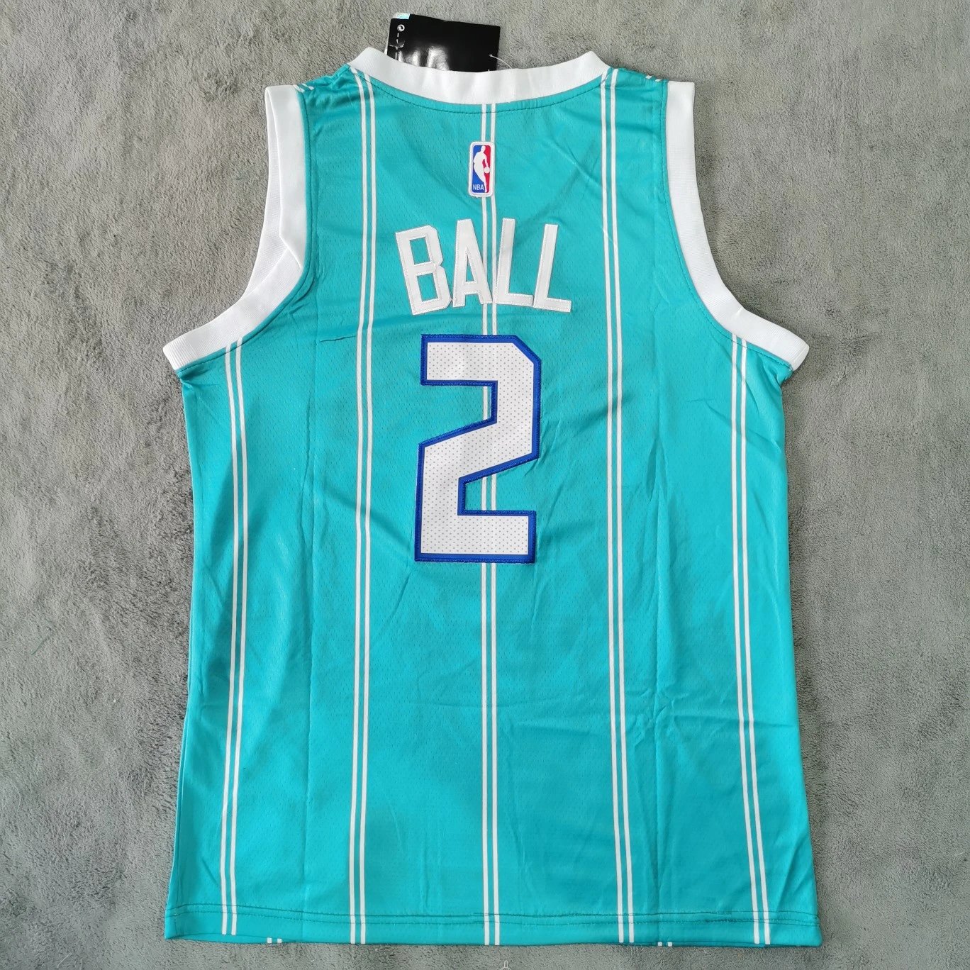 Charlotte Hornets Nike NBA Swingman Jersey Teal Blue Activewear - 23