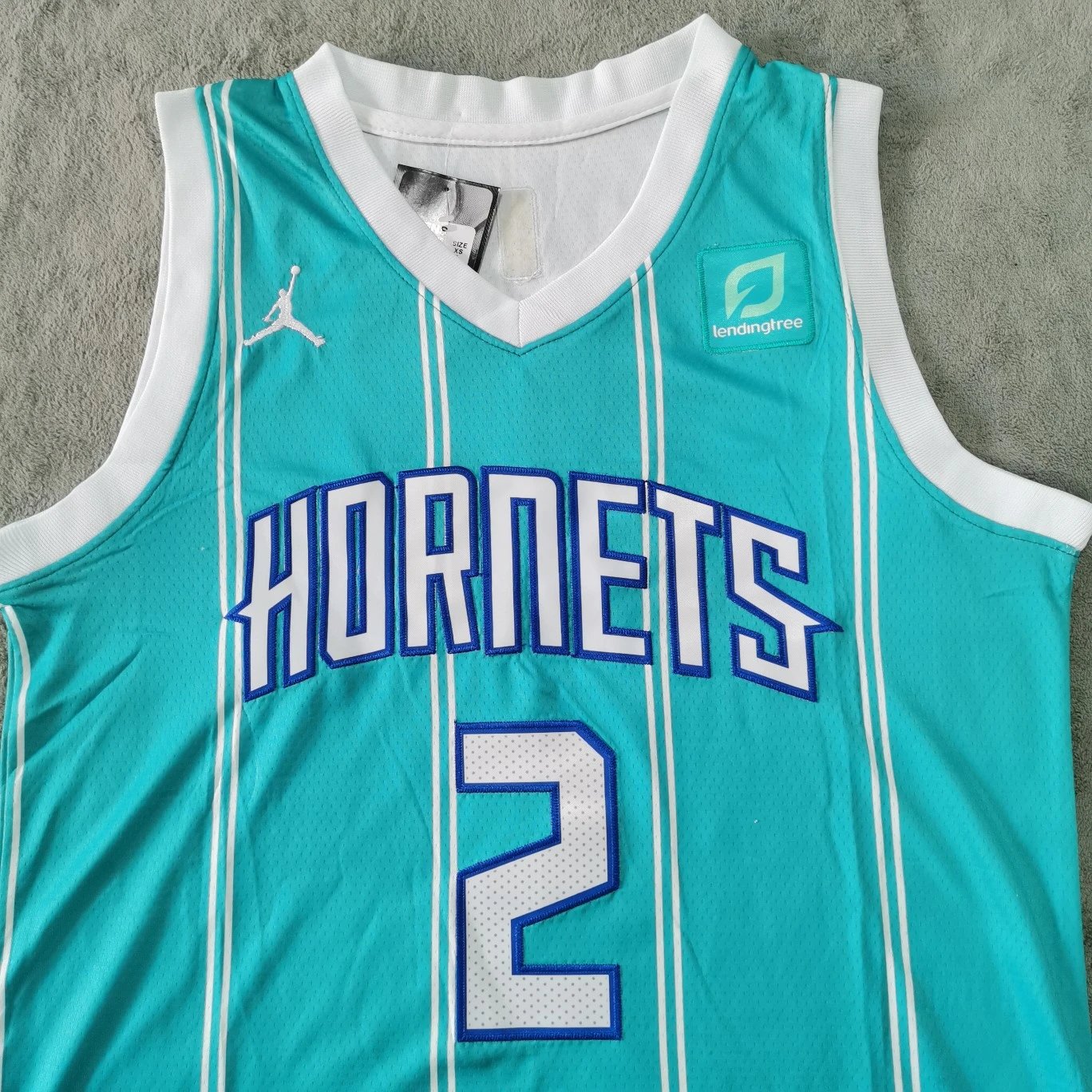 Charlotte Hornets Nike NBA Swingman Jersey Teal Blue Activewear - 20
