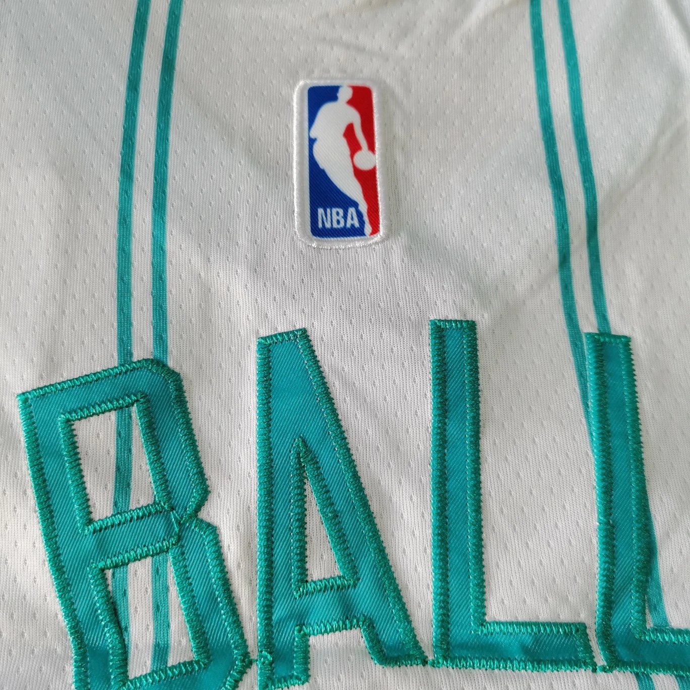 Charlotte Hornets Nike NBA Swingman Jersey Teal Blue Activewear - 17