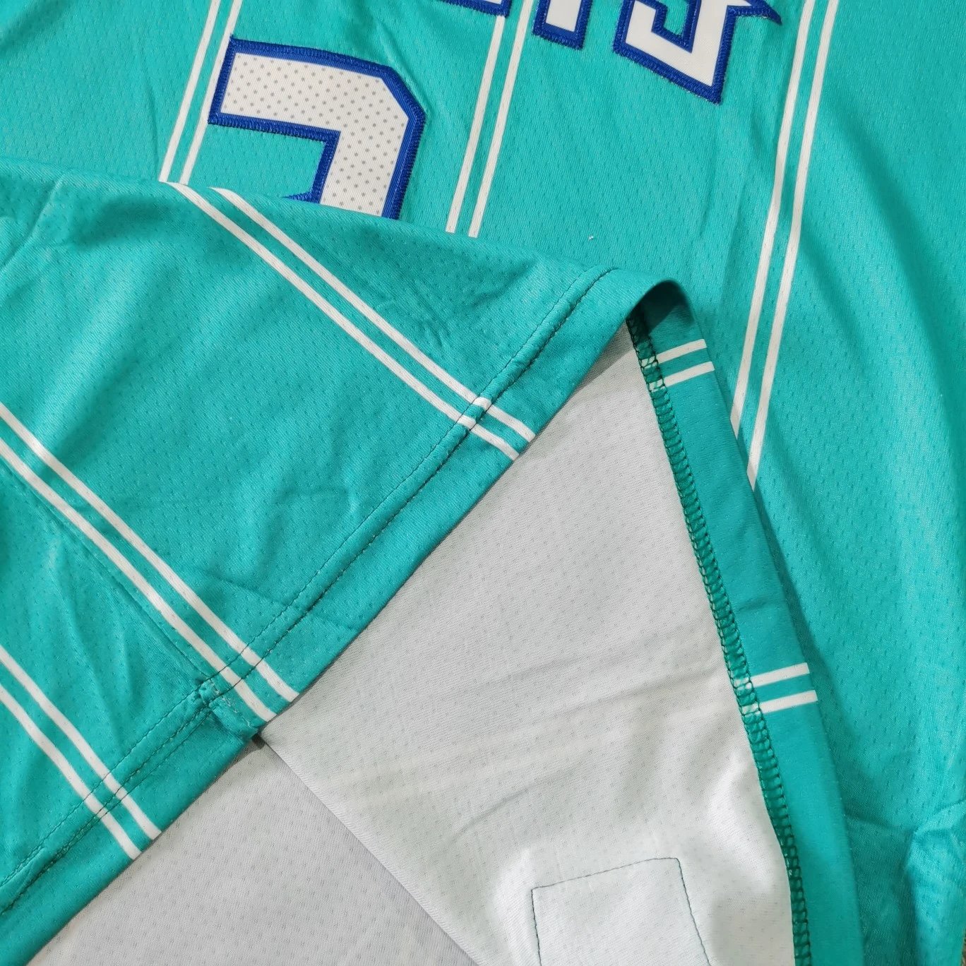 Charlotte Hornets Nike NBA Swingman Jersey Teal Blue Activewear - 22