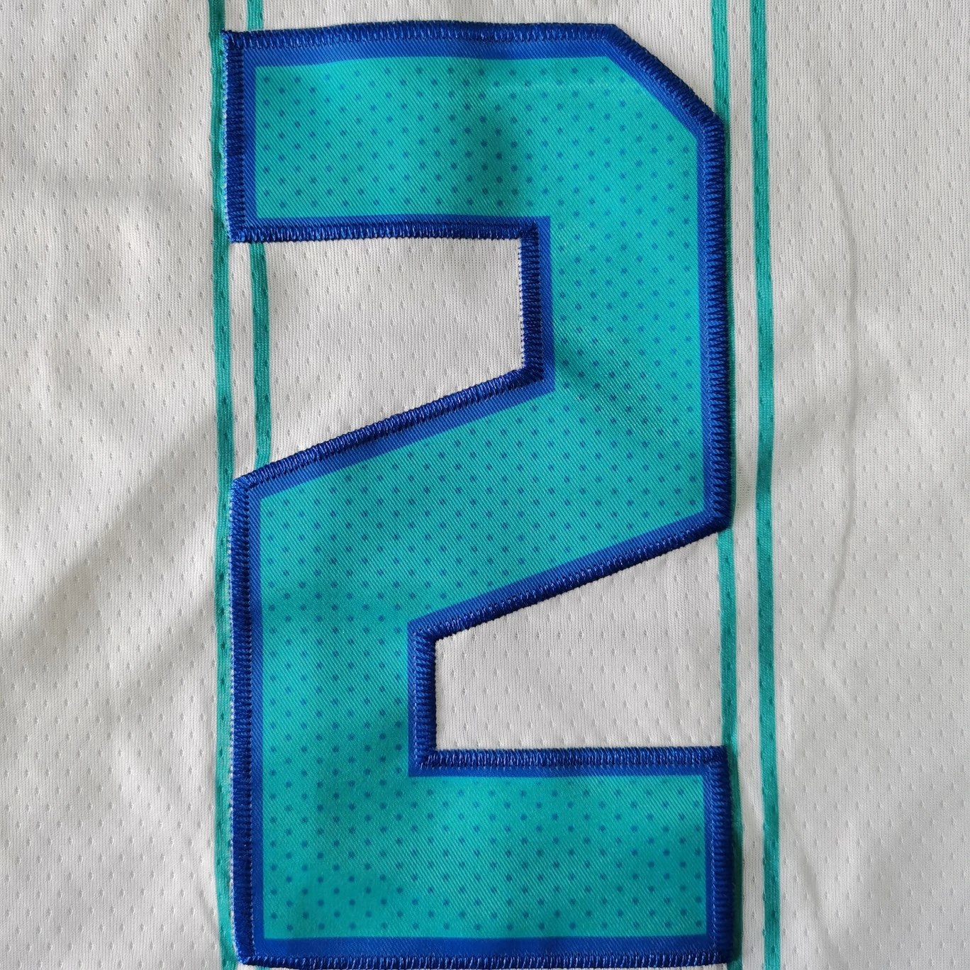 Charlotte Hornets Nike NBA Swingman Jersey Teal Blue Activewear - 16