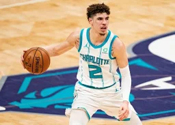 thumbnail for 三球拉梅洛•鲍尔2号黄蜂球衣 NBA刺绣篮球服