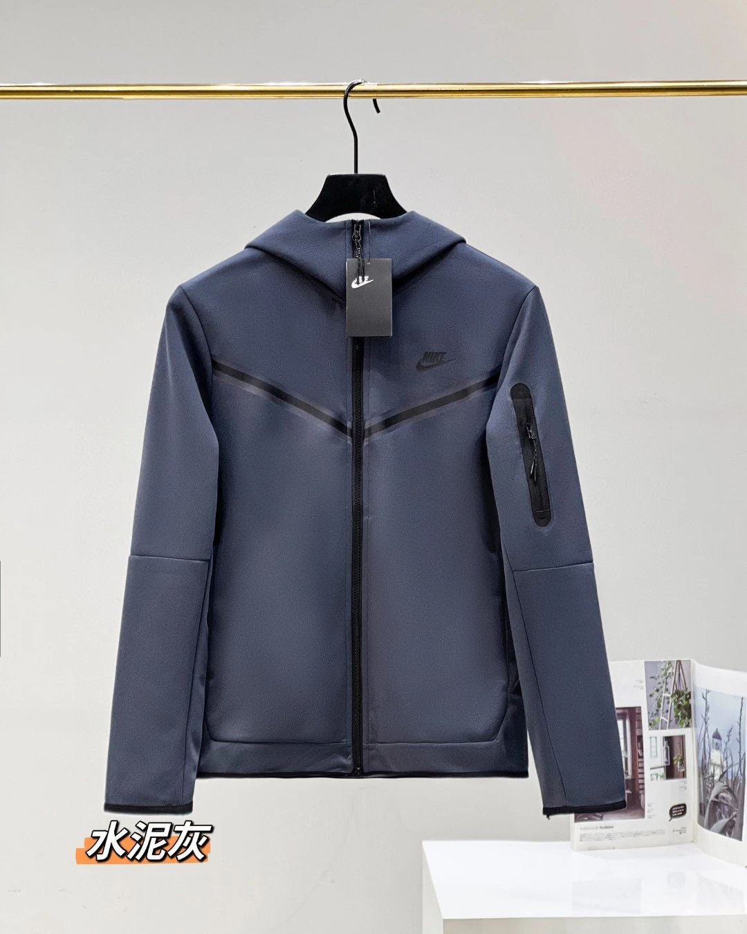 Cement gray jacket