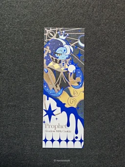 thumbnail for [Spot Weekend Delivery] Gingerbread Man Kingdom Doujin Sombra Milk Biscuit Prophet Cotton Paper Double Ironing Bookmark
