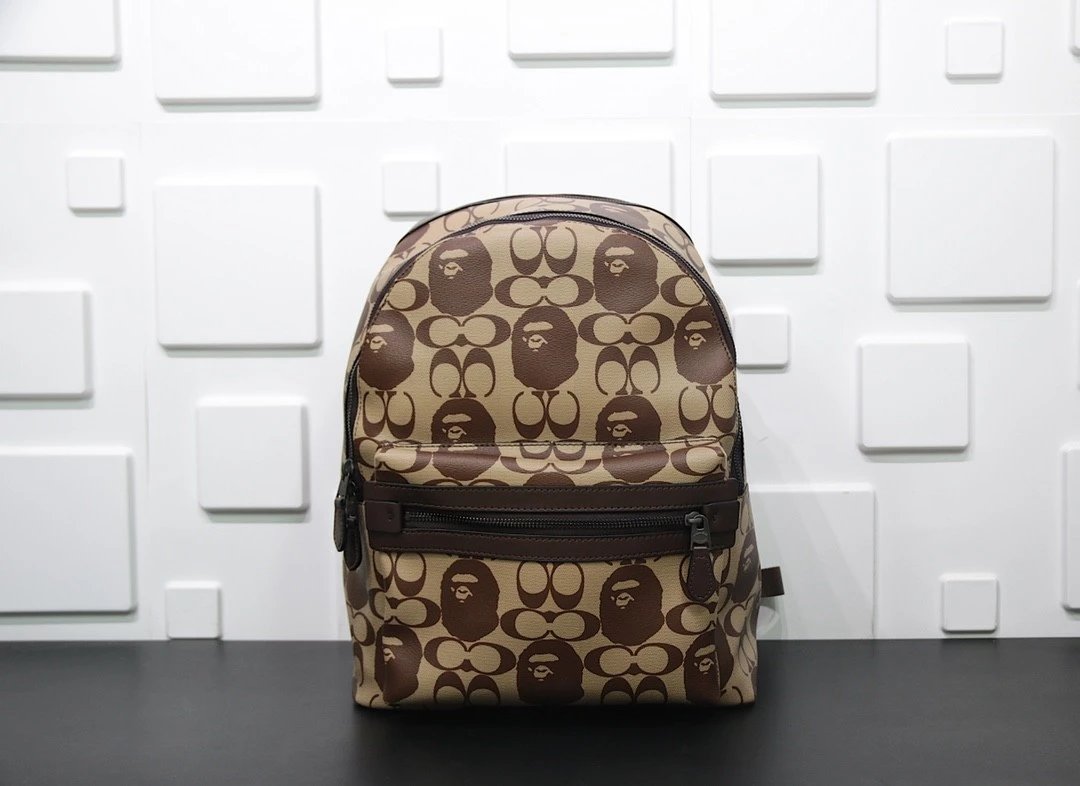 BAPE x Cav Empt Backpack Brown