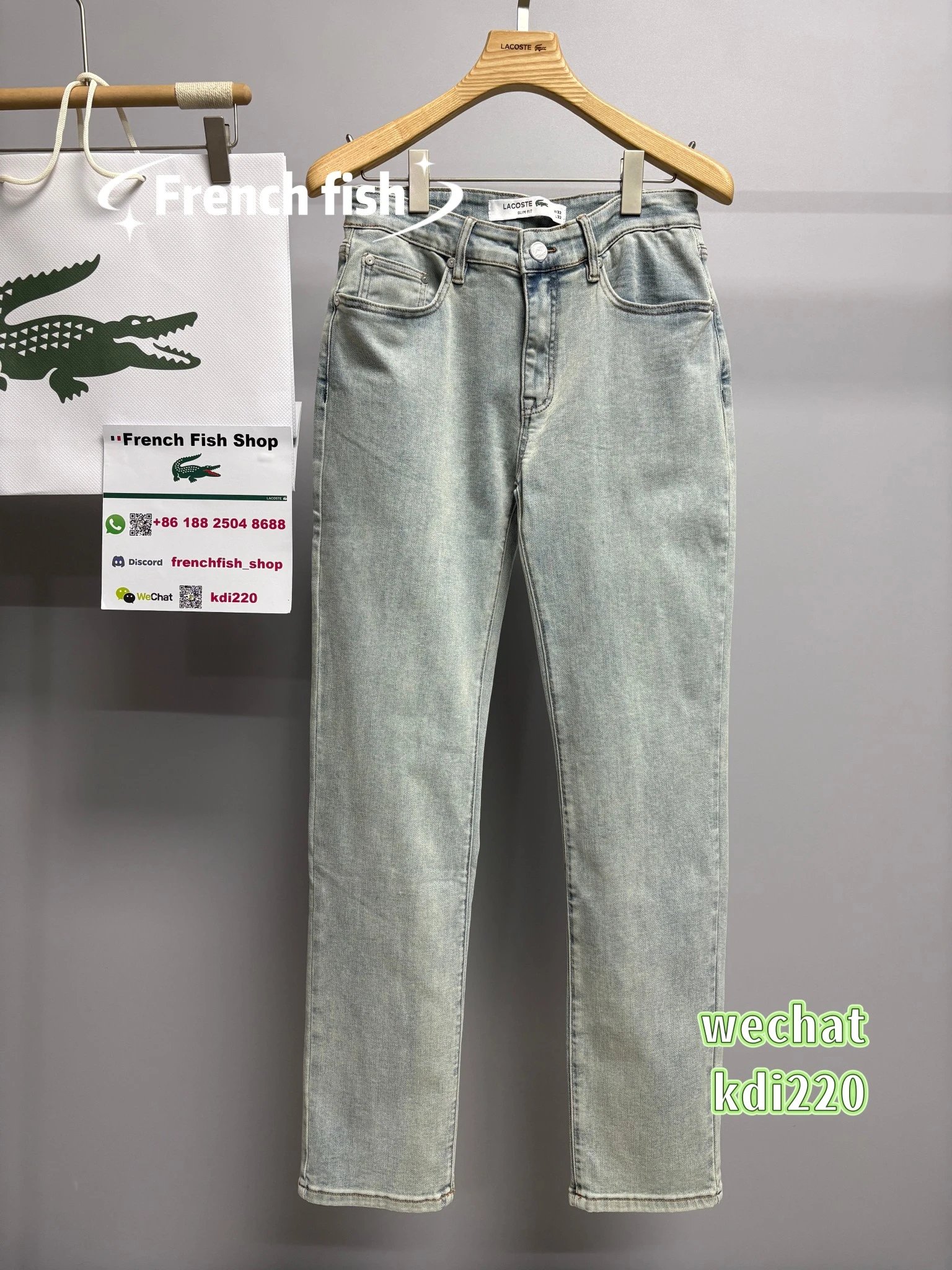Lacoste Jeans Slim Fit Light Blue