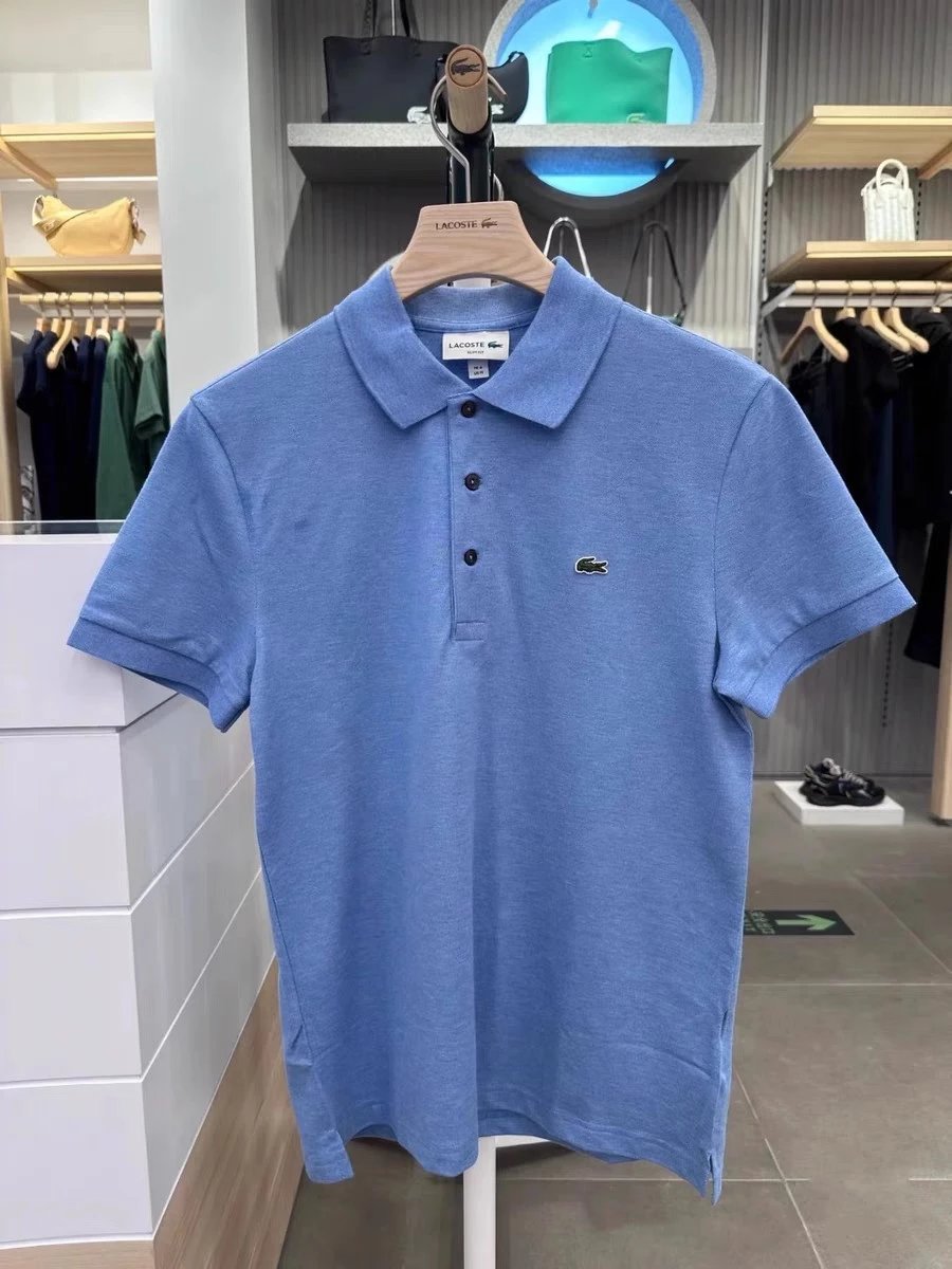 101025经典polo衫Three buttons slim fit 长青款男装春夏新款纯色三粒纽扣短袖商务休闲修身透气纯棉翻领T恤黄子韬同款PH7937 8