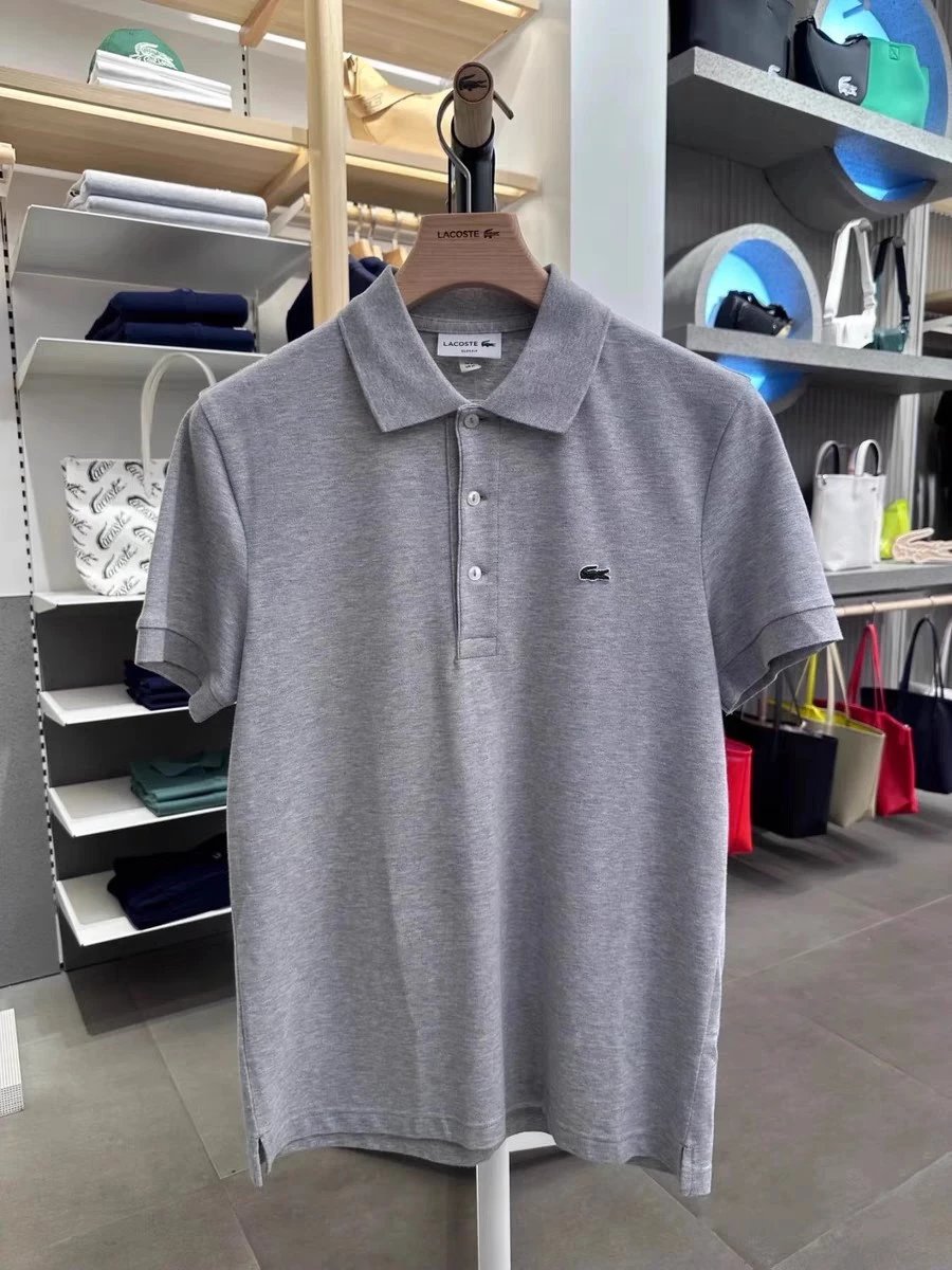 101025经典polo衫Three buttons slim fit 长青款男装春夏新款纯色三粒纽扣短袖商务休闲修身透气纯棉翻领T恤黄子韬同款PH7937 11