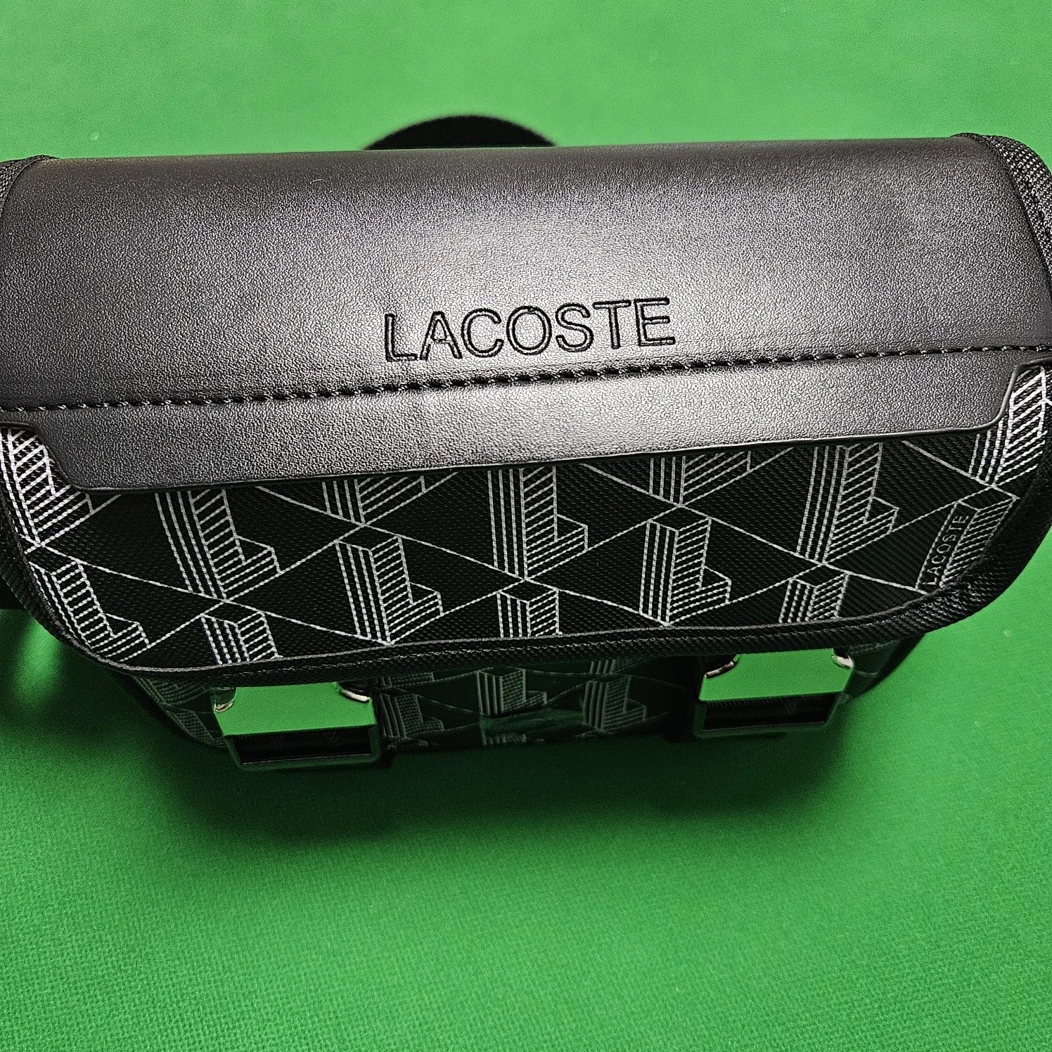 9510LA图案单印花商务通勤斜挎包五金拉链尺寸长20宽55高15cm 15