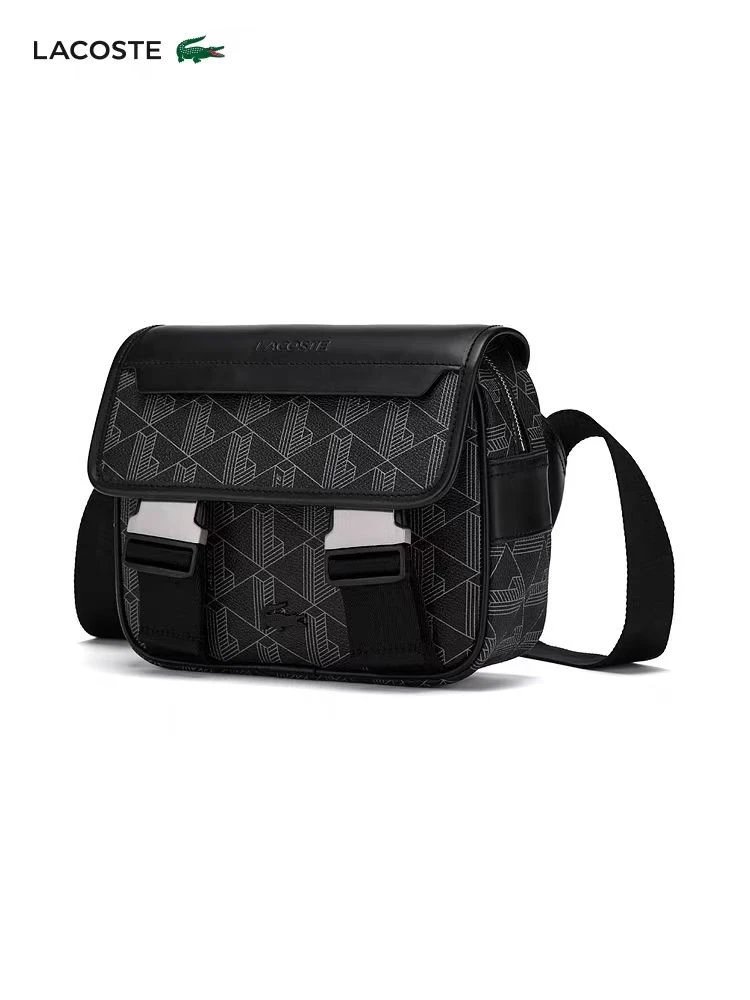 9510LA图案单印花商务通勤斜挎包五金拉链尺寸长20宽55高15cm 14