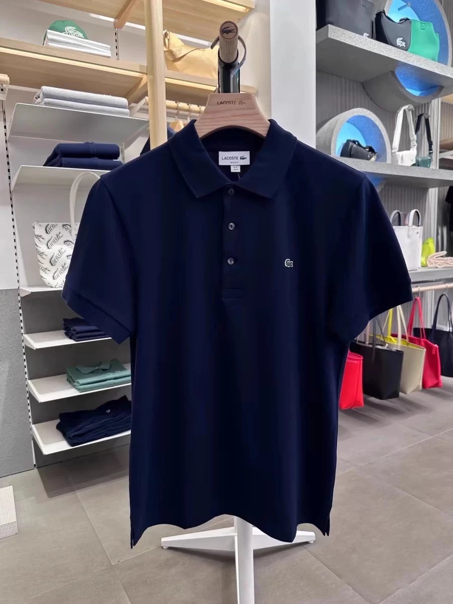 101025经典polo衫Three buttons slim fit 长青款男装春夏新款纯色三粒纽扣短袖商务休闲修身透气纯棉翻领T恤黄子韬同款PH7937 12