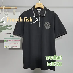 thumbnail for 【9/10】法式男装25新版regular fit春夏季新款简约休闲短袖开胸翻领9960