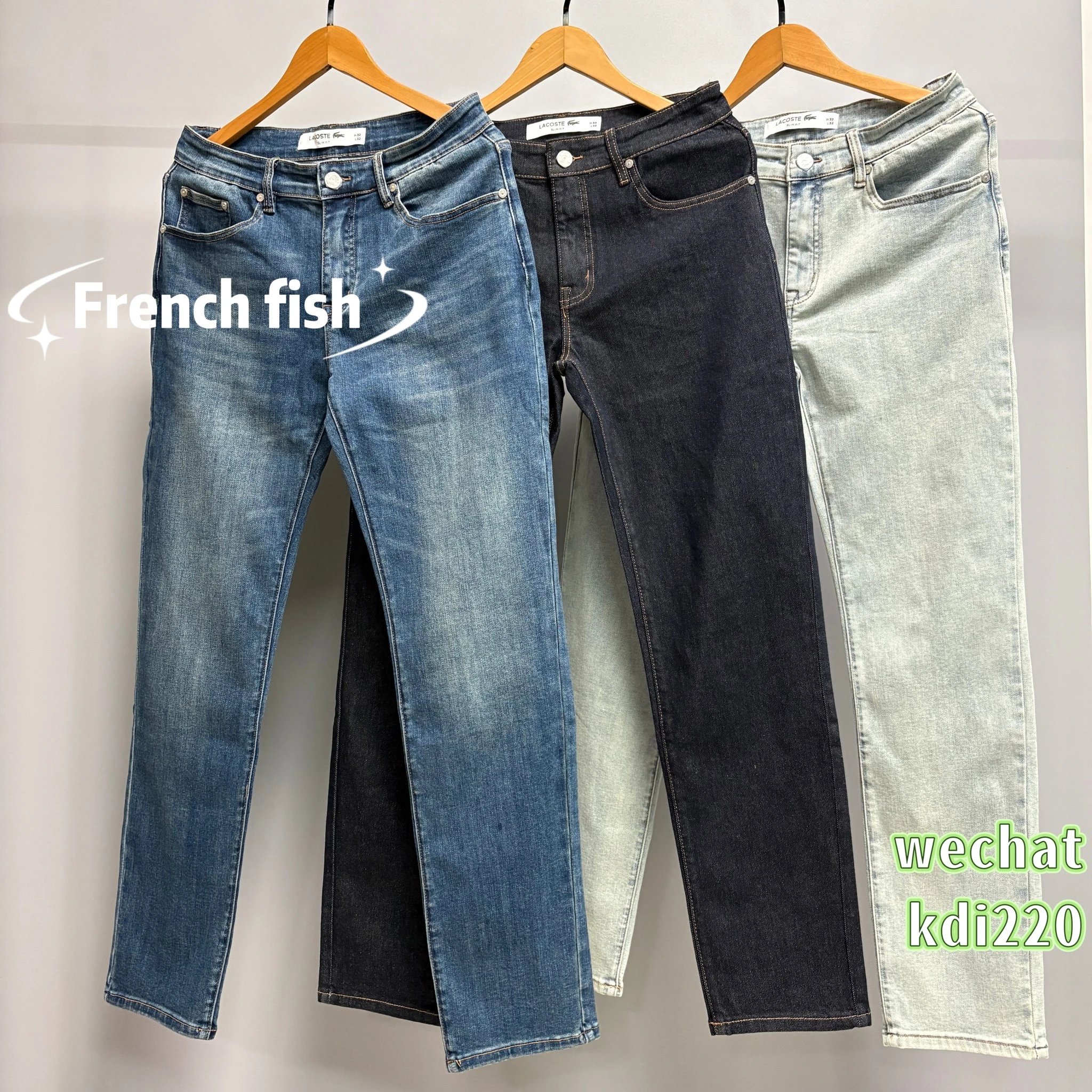 Men's Slim Fit Denim Jeans Hh7221 - 9.5/10