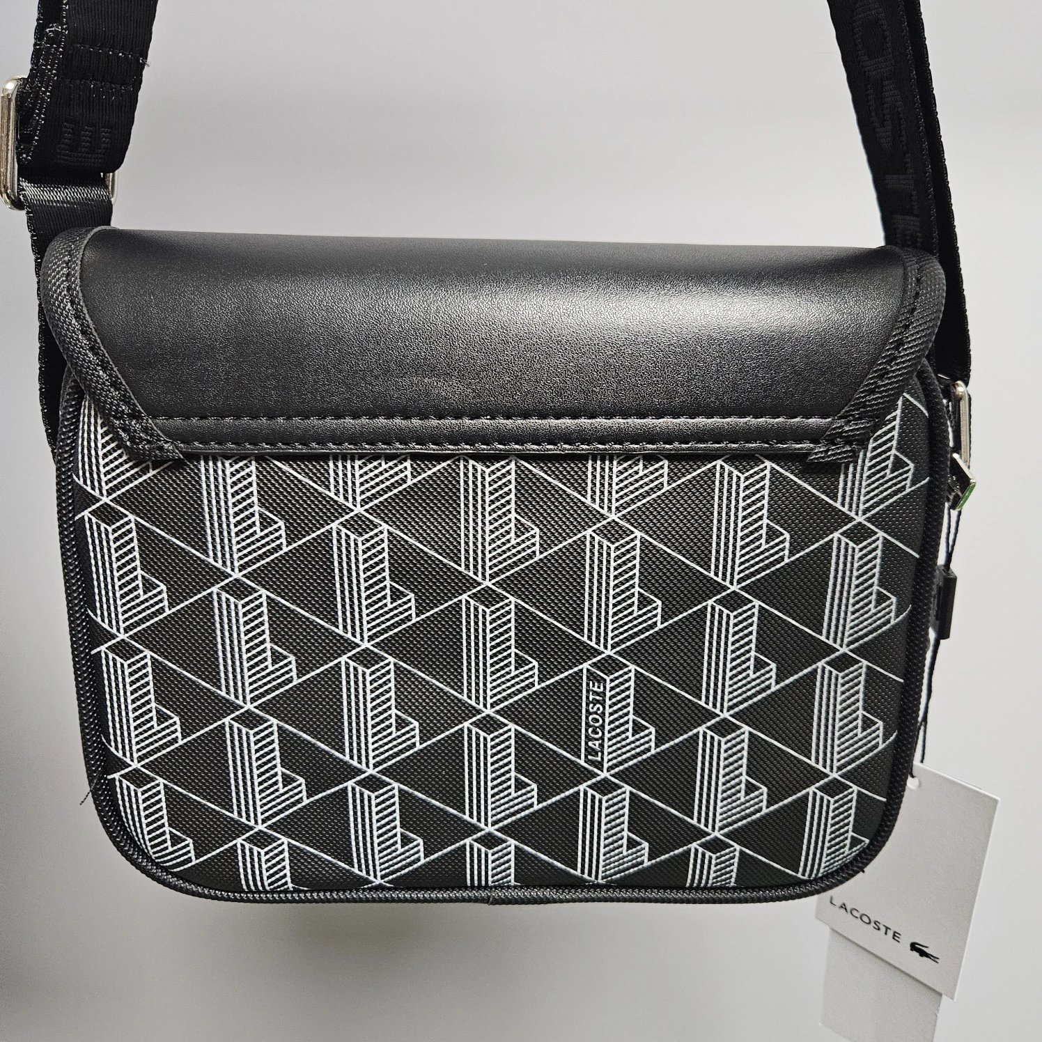 9510LA图案单印花商务通勤斜挎包五金拉链尺寸长20宽55高15cm 13