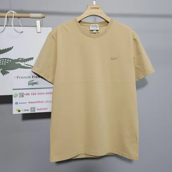 Lacoste Classic Fit Beige T-Shirt - 1