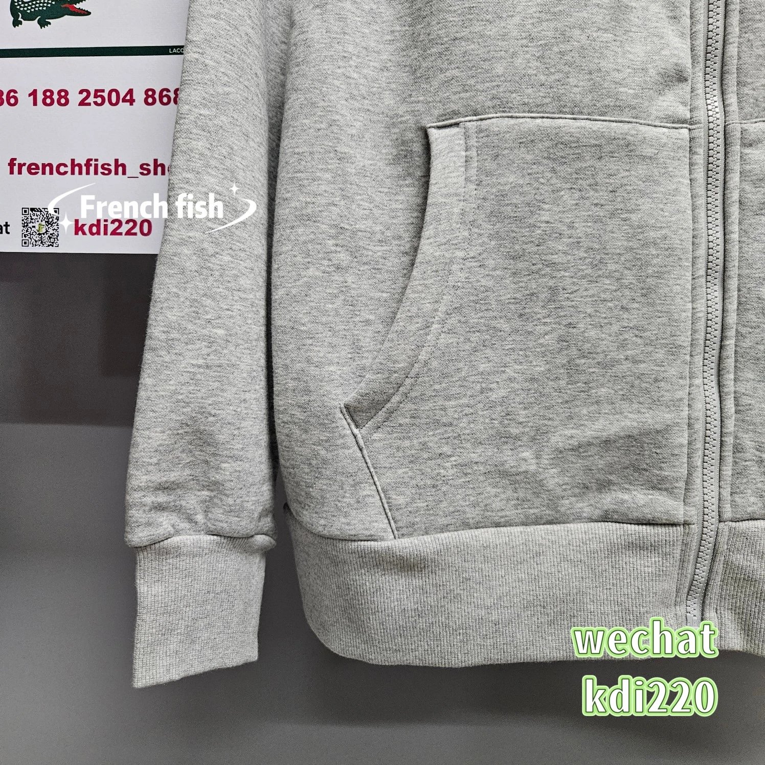 910LAS classic fit Sweatshirt capuchezippmolleton 9626 8