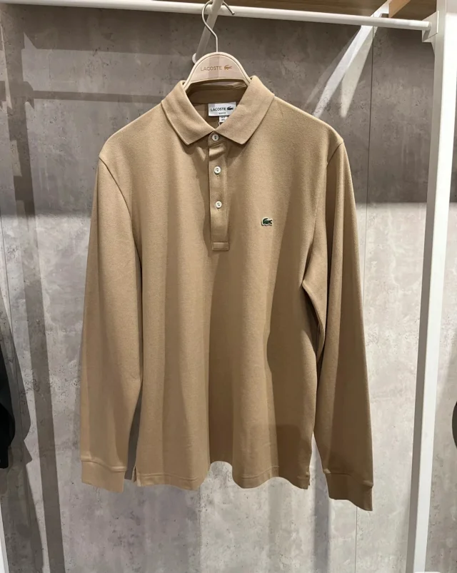 Lacoste Shirts PH5894 long-sleeve three-button polo shirt product detail image 9