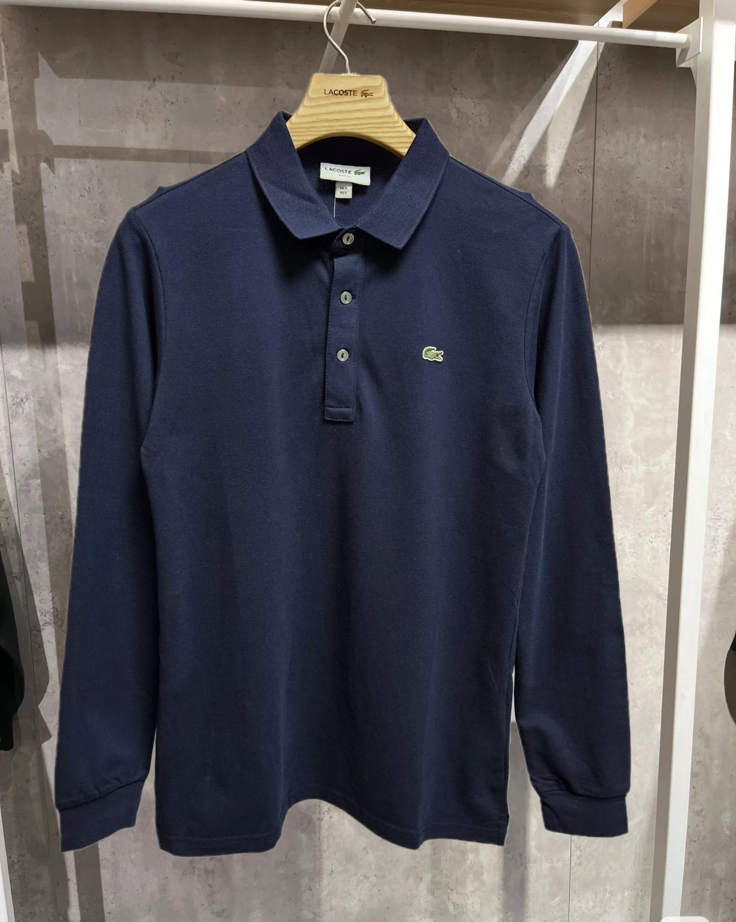 9510黄子韬代言三扣长袖Polo男装秋季纯棉珠地长袖商务休闲纯色针织衫男士开胸翻领PH5894