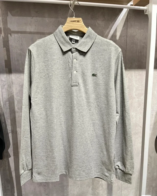 Lacoste Shirts PH5894 long-sleeve three-button polo shirt product detail image 8
