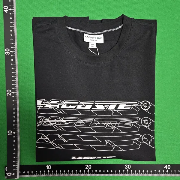 Lacoste Graphic Print Navy T-Shirt - 16