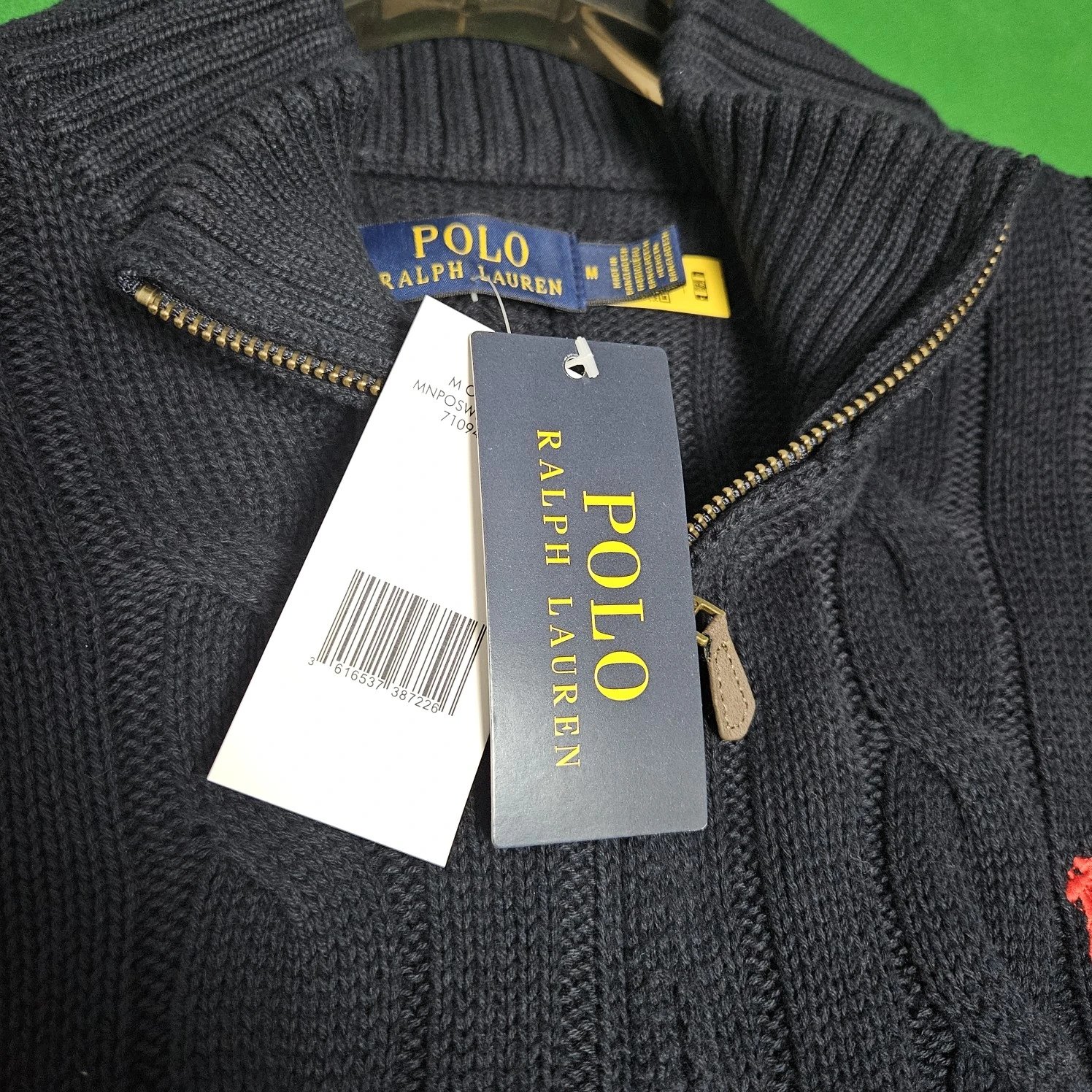 BLACK NOVEMBER9510RL 100Cotton QuarterZip Sweater 9