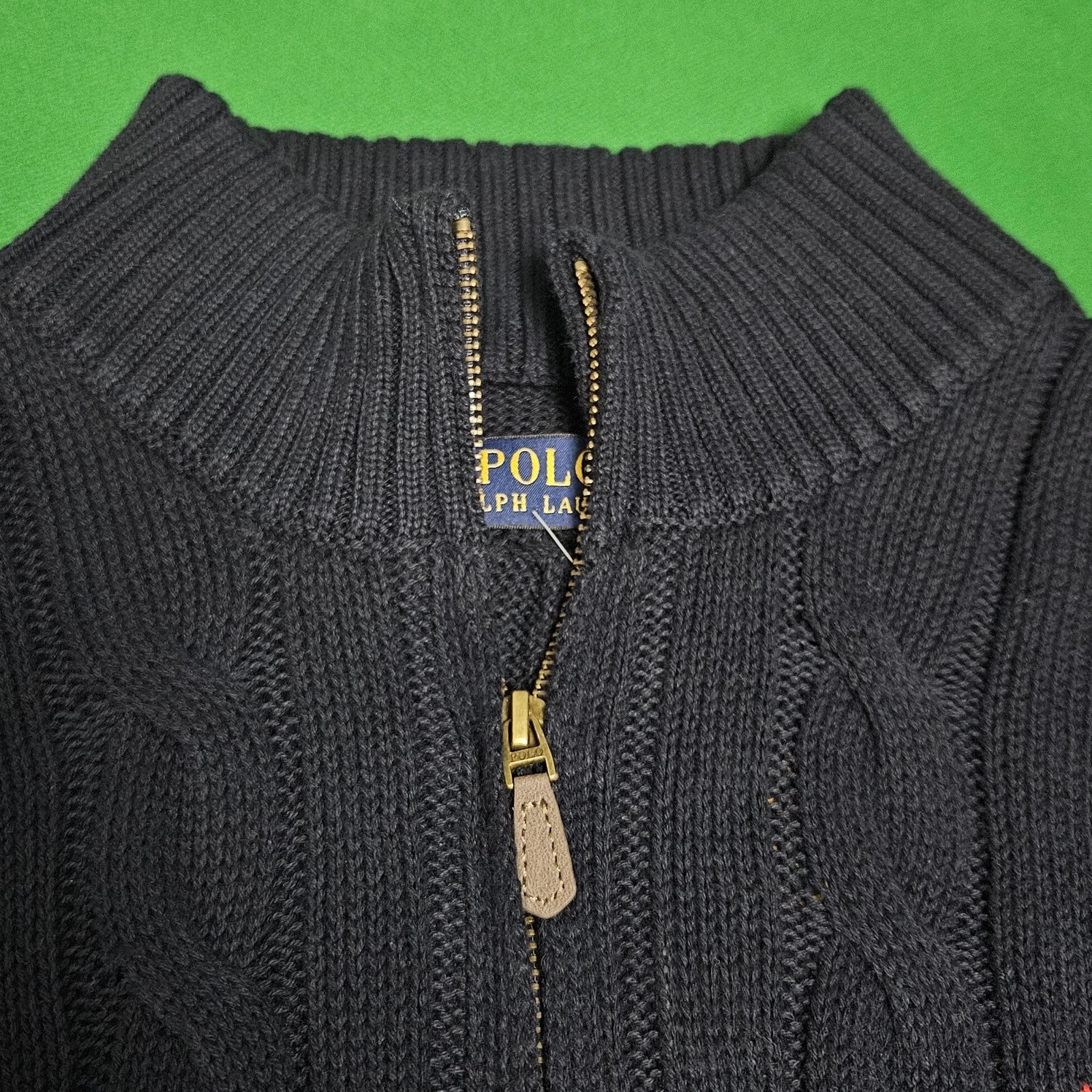 BLACK NOVEMBER9510RL 100Cotton QuarterZip Sweater 10