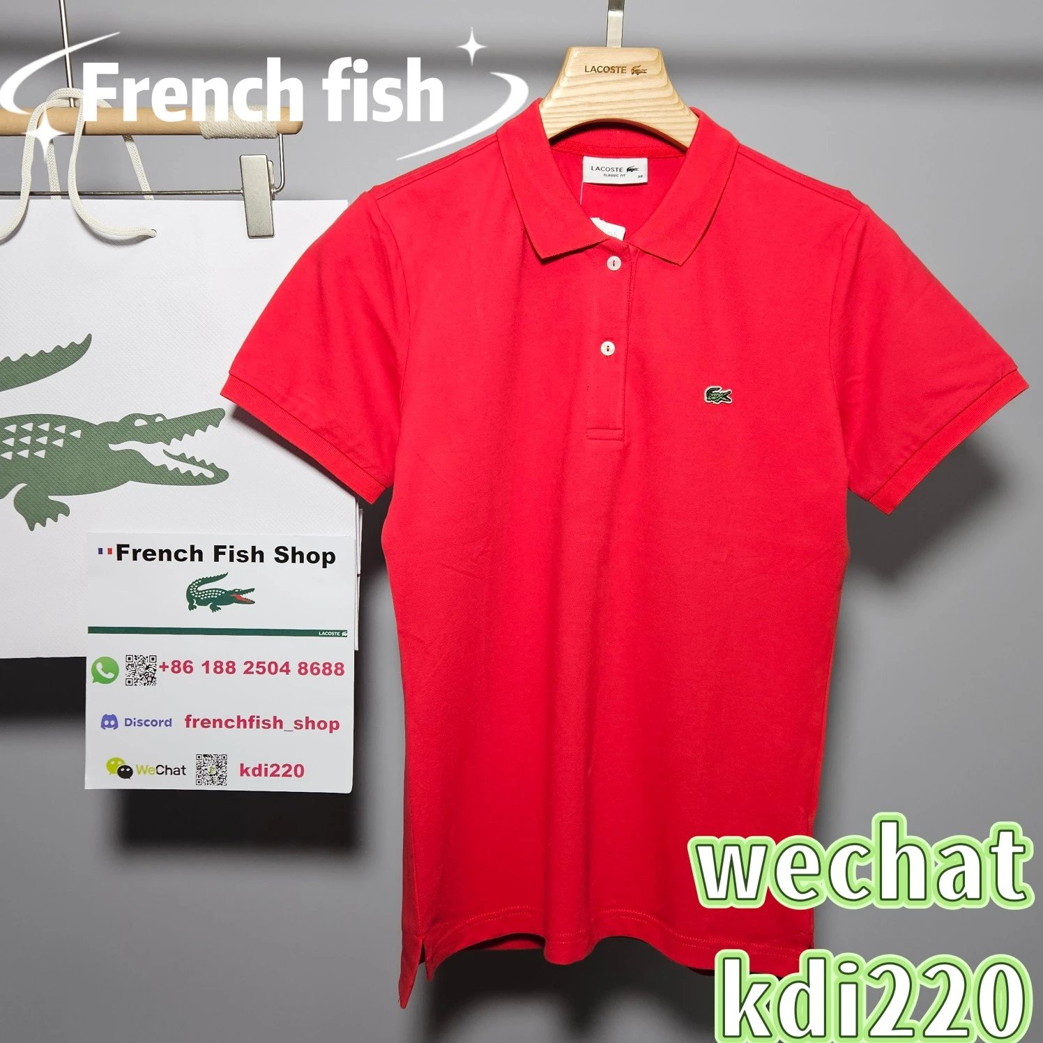 Lacoste Classic Fit Shirt Red